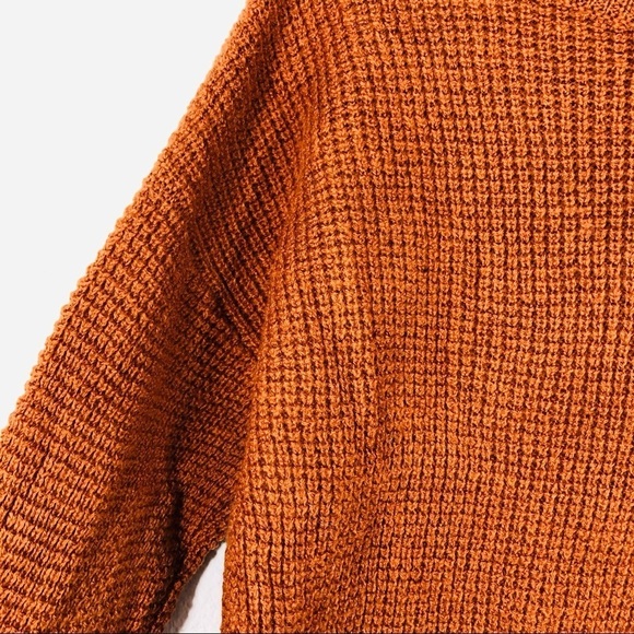 Wilfred Free crew neckline burnt orange merino wool sweater - Picture 4 of 5